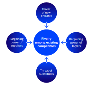Porter’s Five Forces Model used by VRM Team